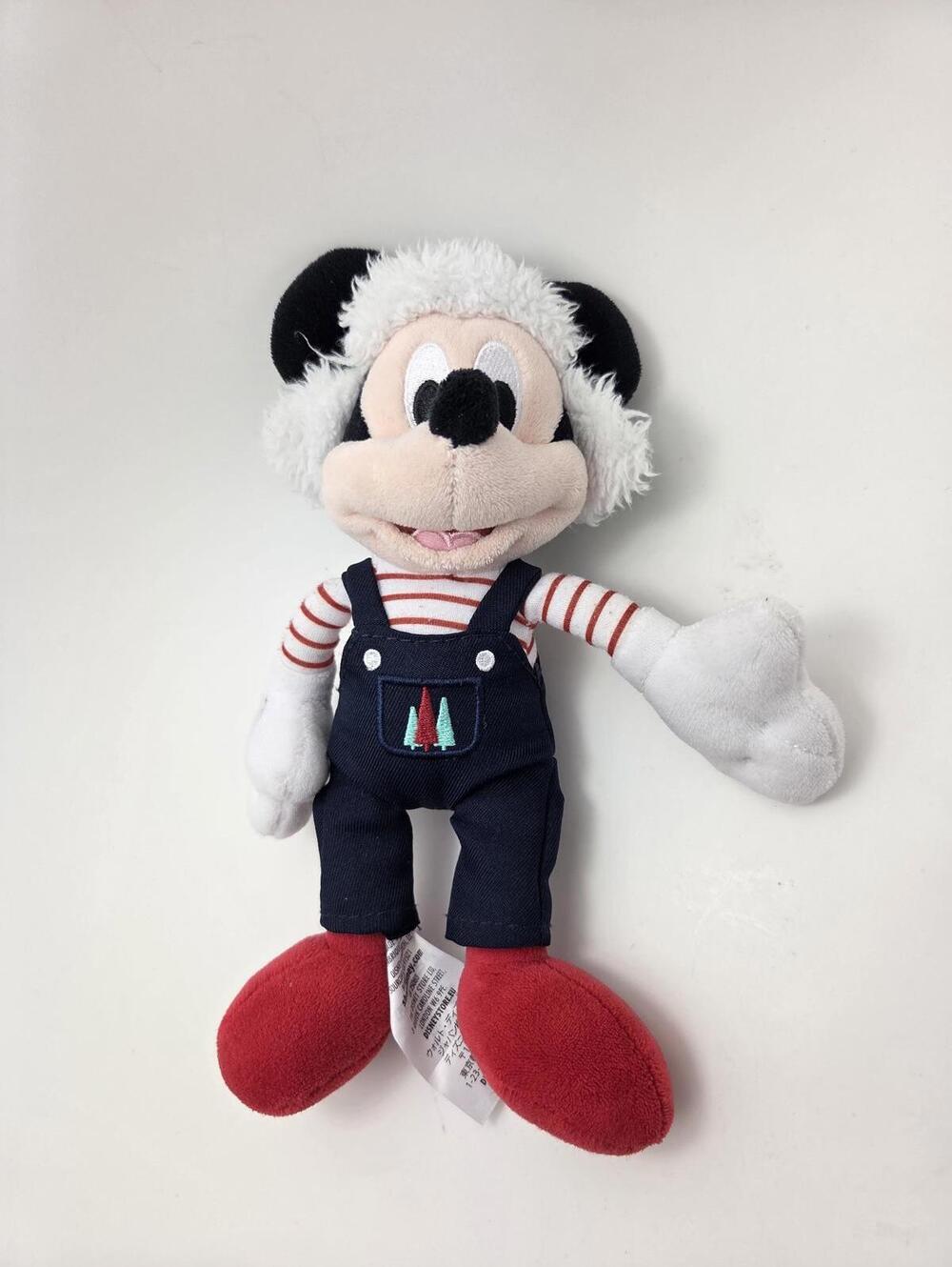 Disney Store Holiday Vintage Mickey Mouse Plush Green Hat (8inch)